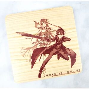 Sword Art Online Cutting  Board, cutting board that features Kirito and Asuna